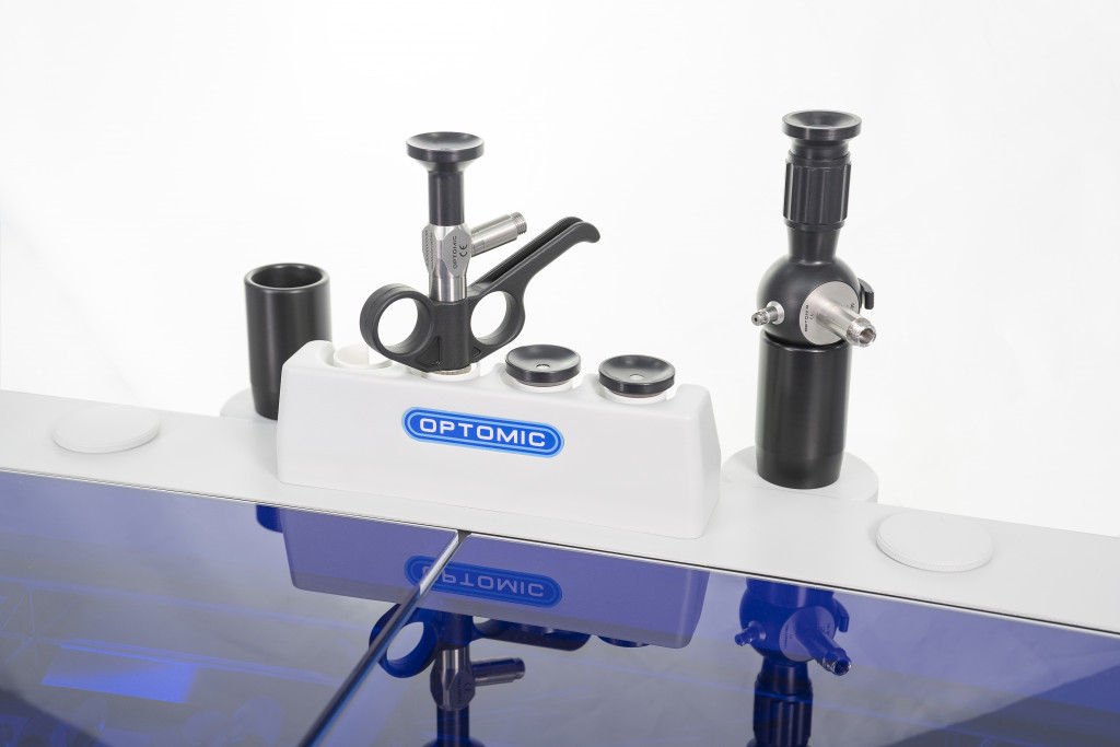 Soporte-endoscopios.jpg Unité de consultation ORL Optomic Optimus – vue 6