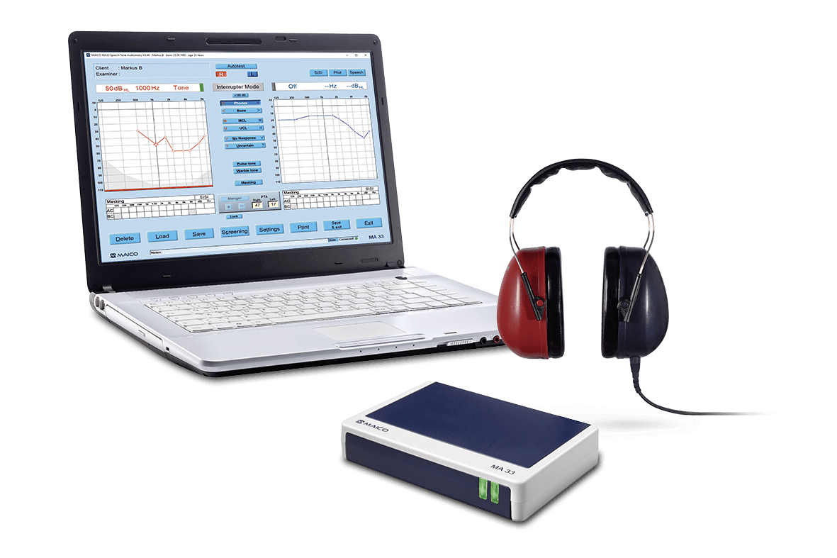 MAICO MA 33 audiomètre sur PC